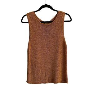 (SOLD) COLDWATER CREEK Sleeveless Knit Sweater Tank Top M